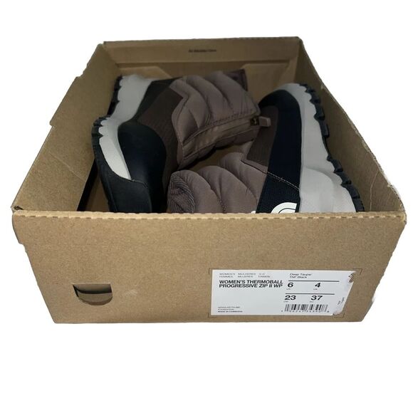 Women's The North Face Thermoball Progressive ZIP II WP Snow Boots Size 6 - Picture 5 of 6